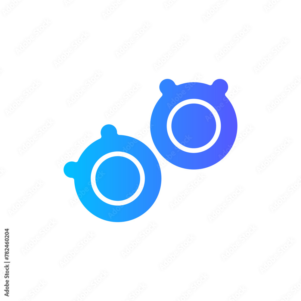 onion ring gradient icon onion ring gradient icon