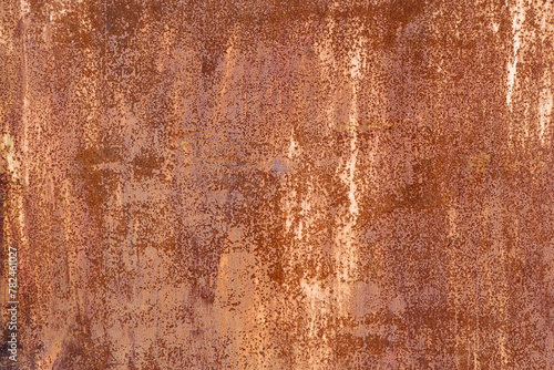 rusty metal texture background. top view