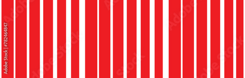 abstract monochrome geometric small to big horizontal red line pattern.