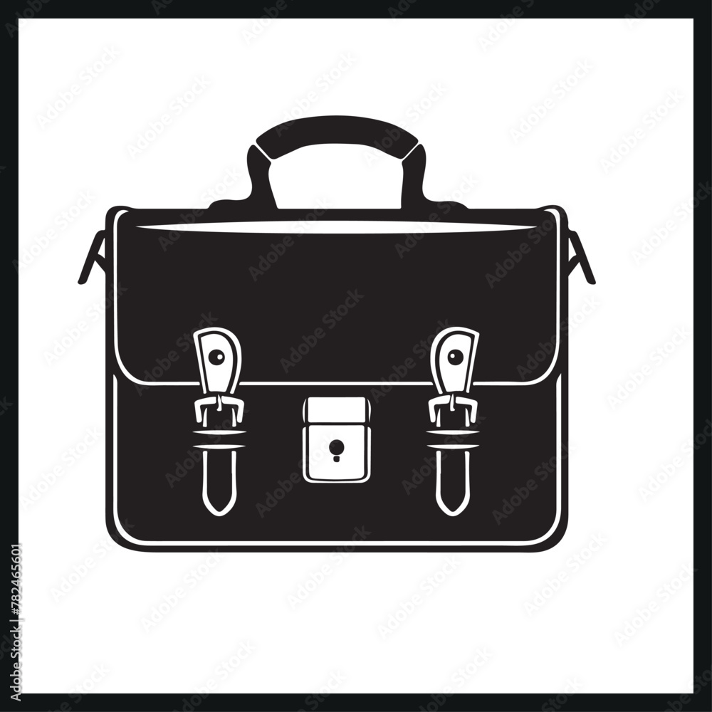 Business briefcase silhouette clipart Business briefcase silhouette clipart