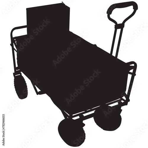 Принти на полотні A foldable hand-pulled utility wagon
