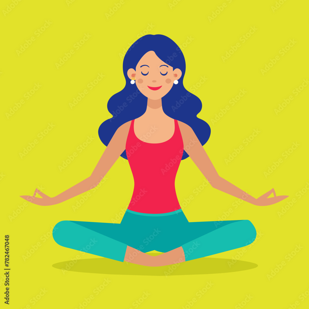 yoga woman meditating