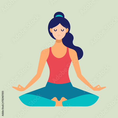 yoga woman meditating