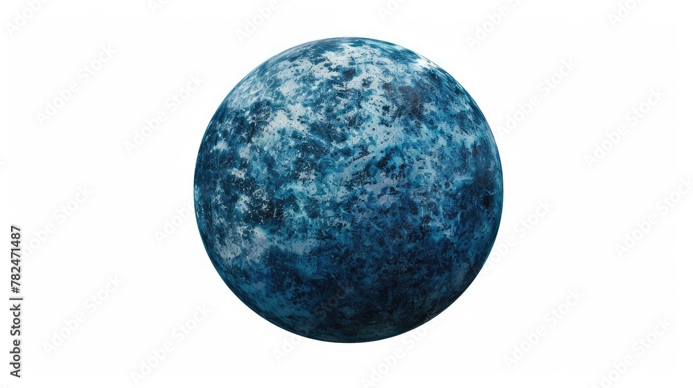 Blue-Green Textured Spherical Object Photo Blue-Green Textured Spherical Object Photo