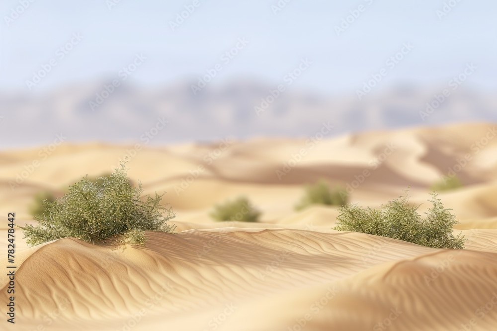 Sand dunes close-up image - desert landscape