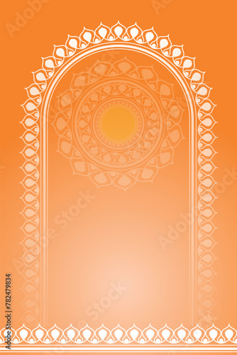 Festival durga puja border decorations durga puja frame durga puja background photo