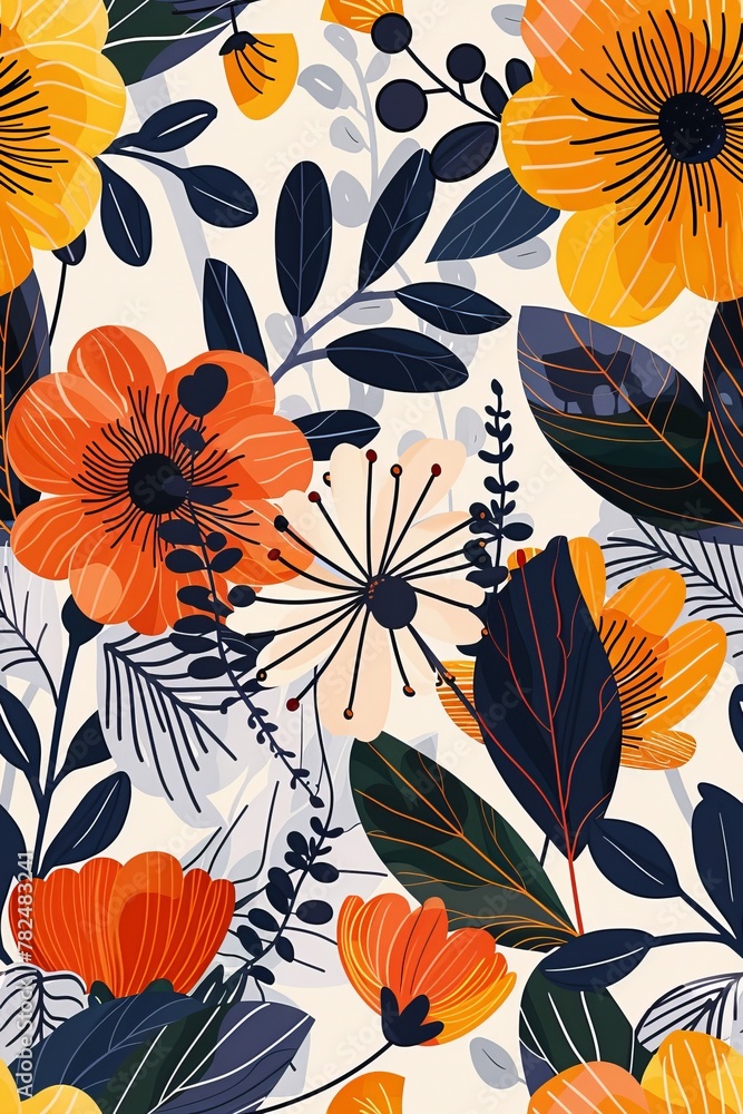 Floral pattern Floral pattern