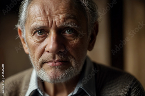 portrait of a old person