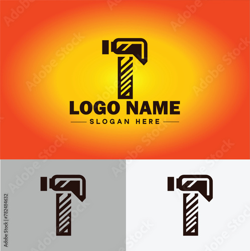 Hammer logo icon house repair tools construction thor icon vector for business app silhouette logo template