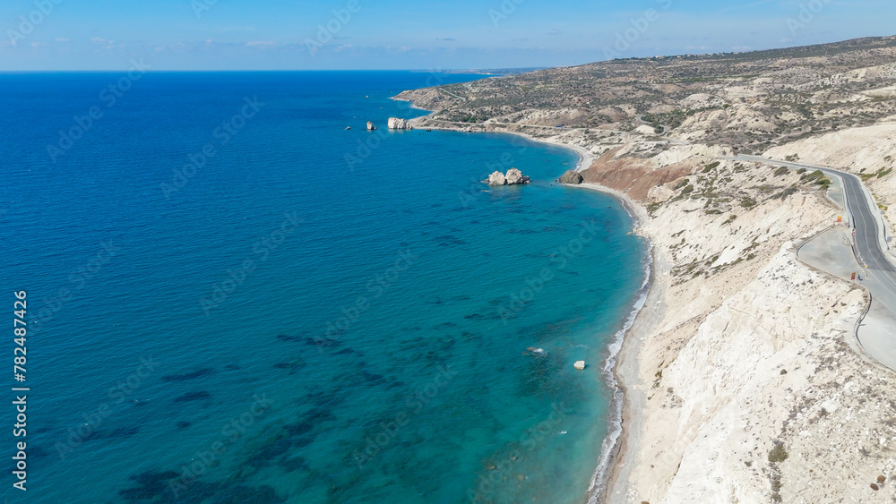 Adonis Felsen rocks, Cyprus.