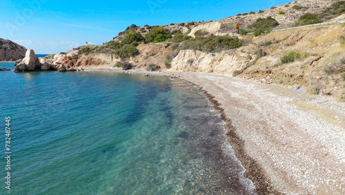Plakat Adonis Felsen rocks, Cyprus.