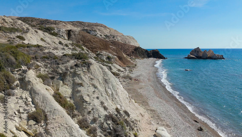 Obraz na płótnie Adonis Felsen rocks, Cyprus.