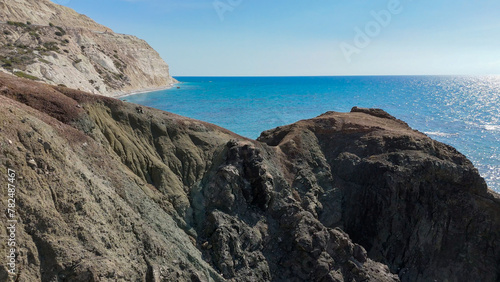 Obraz na płótnie Adonis Felsen rocks, Cyprus.
