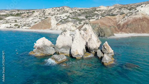 Obraz na płótnie Adonis Felsen rocks, Cyprus.