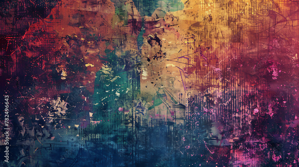 Grunge abstract colorful texture background