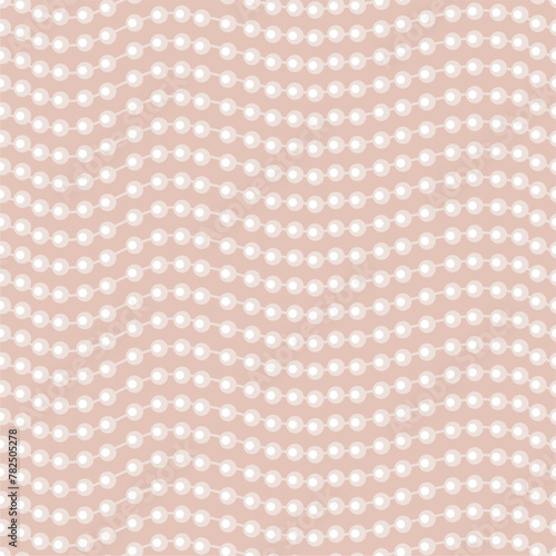 Seamless glamour print pattern with beads jewelry art decor wallpaper for textile, package, paper