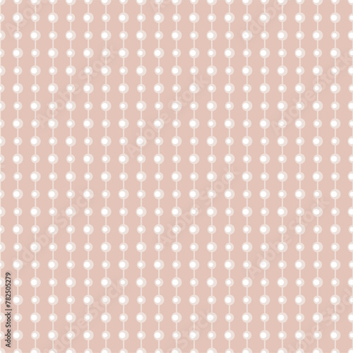 Seamless glamour print pattern with beads jewelry art decor wallpaper for textile, package, paper