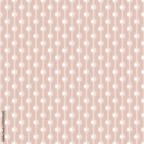 Seamless glamour print pattern with beads jewelry art decor wallpaper for textile, package, paper