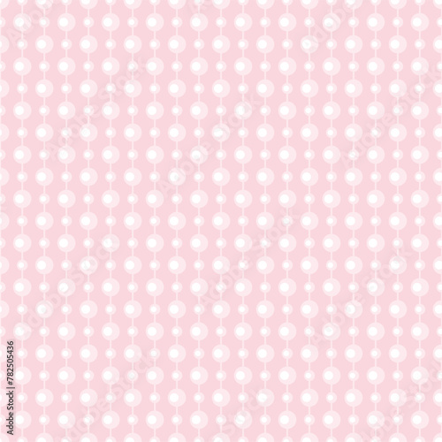 Seamless glamour print pattern with beads jewelry art decor wallpaper for textile, package, paper