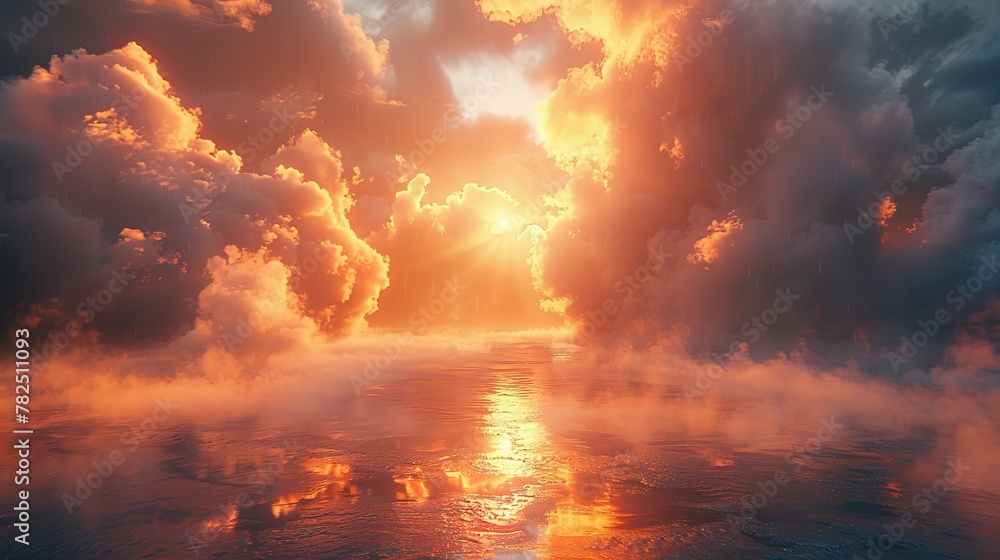 Fototapeta premium background based baige. background for product presentation. 3d illustration