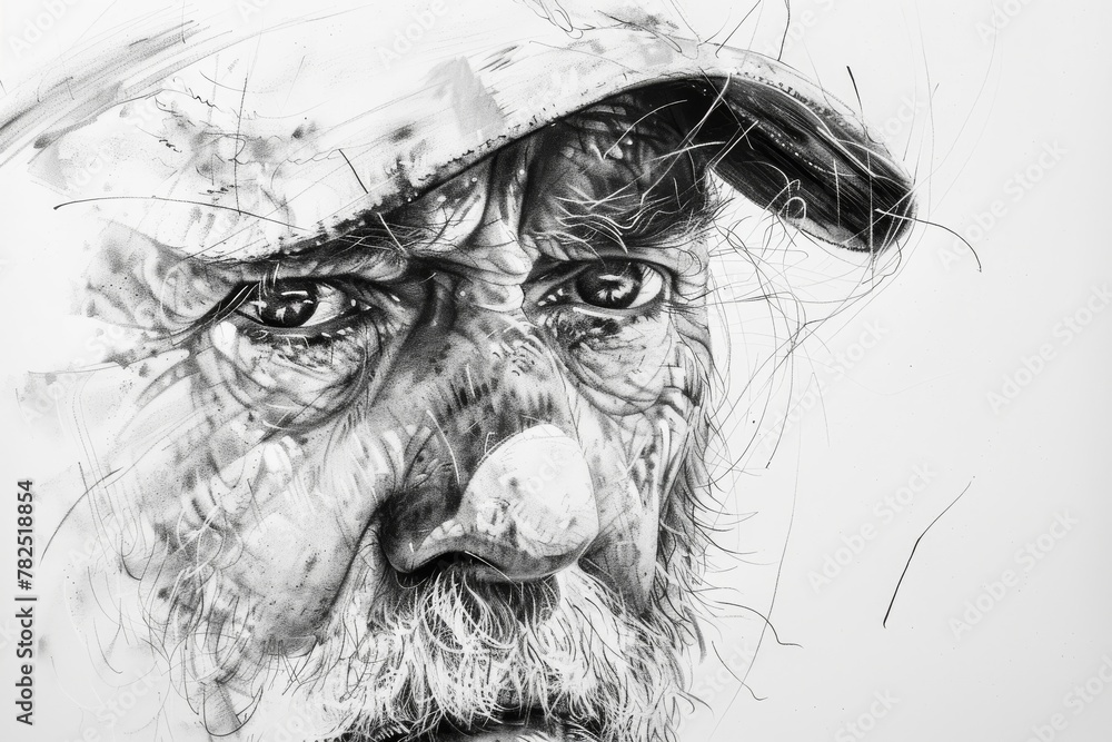 This detailed artwork showcases a meticulous pen drawing with intricate lines and subtle shading on a clean white background This detailed artwork showcases a meticulous pen drawing with intricate lines and subtle shading on a clean white background