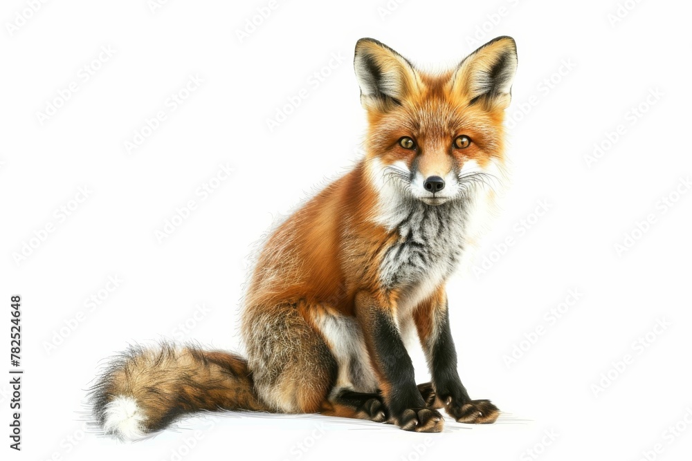 Fototapeta premium A highly detailed iguana model with intricate scales and textures stands against a white backdrop with realistic shadows and lighting