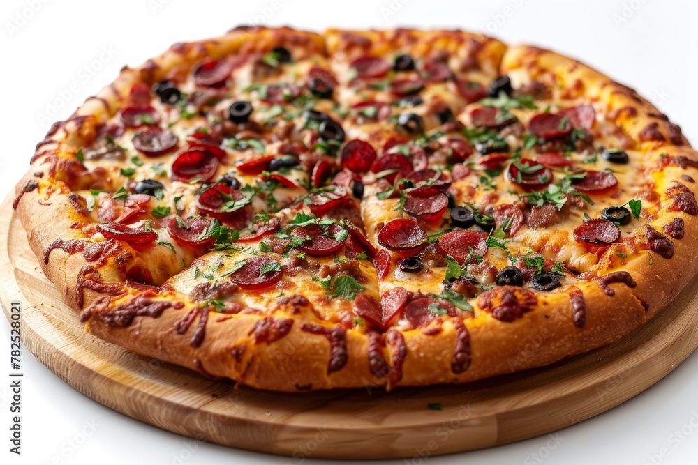 Pizza isolated on transparent background Pizza isolated on transparent background