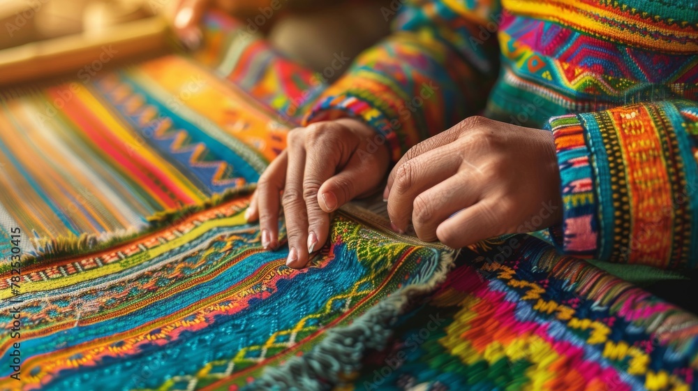 Intricate Indigenous Textile Weaving Intricate Indigenous Textile Weaving