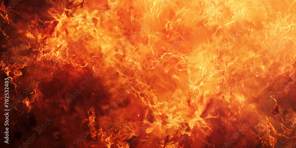 Obraz premium Abstract fire and flames background.