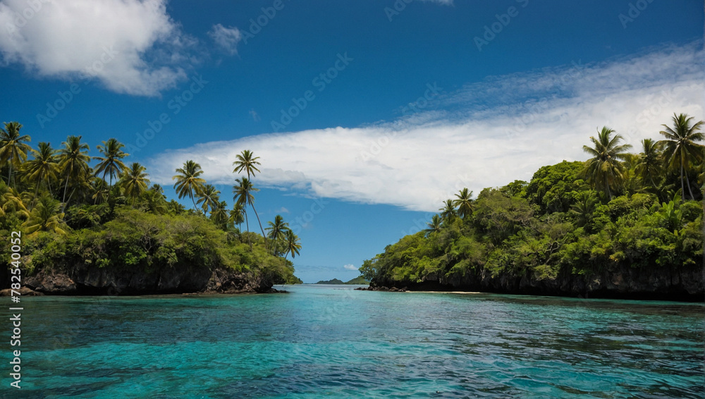 Fototapeta premium Tropical South Pacific Islands 