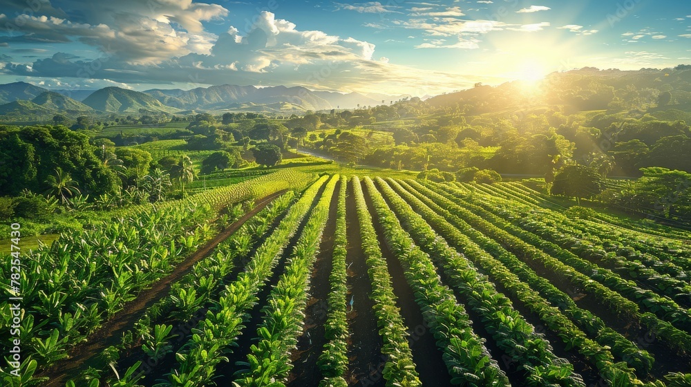 From Above: The Beauty of Organic Farming