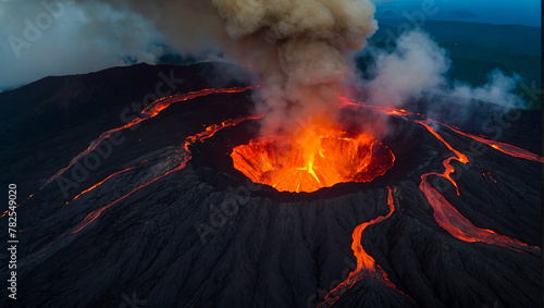 Vanuatu Volcano Lava 