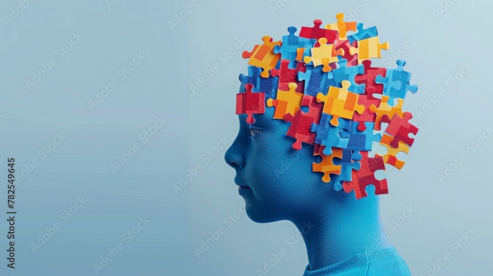 World autism day. puzzle World autism day. puzzle