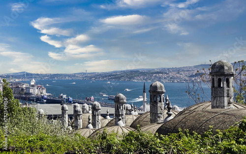 Obraz na plátně The Mosque of Suleyman the Magnificent, also known as Süleymaniye Camii, is an Ottoman imperial mosque