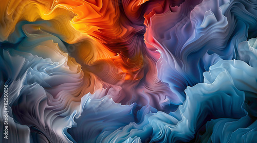 Dynamic waves of color flow fluidly, converging to produce an eye-catching gradient effect.