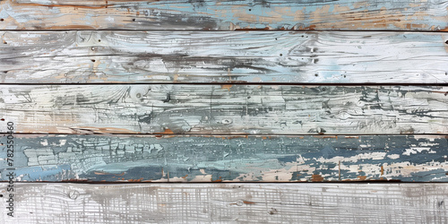 The texture of an aged wooden board with half-erased paint.