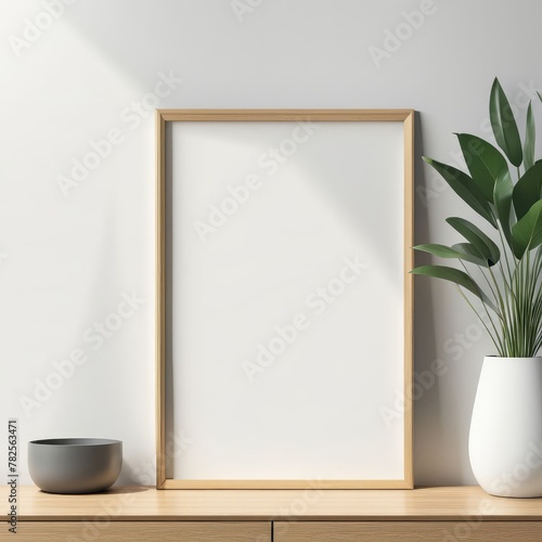 Wallpaper Mural Close-up frame mockup, 3d rendering Torontodigital.ca