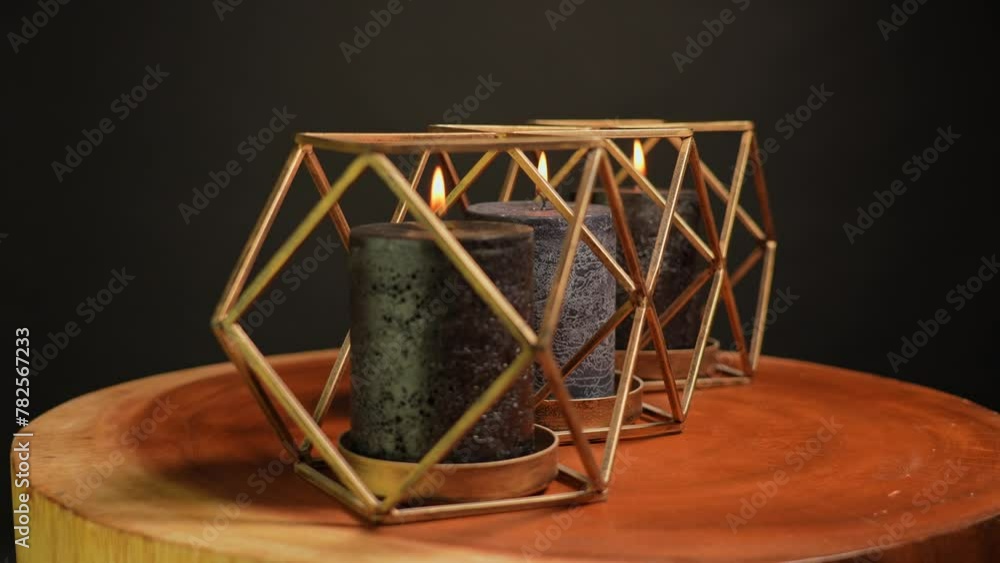 Burning candles in the dark room. Dark gothic Halloween concept. Witch cult ritual mystery background. Burning candles in the dark room. Dark gothic Halloween concept. Witch cult ritual mystery background.