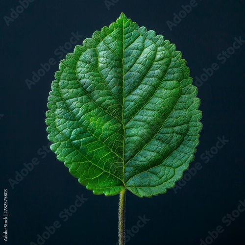 Crisp Green Leaf Symbol