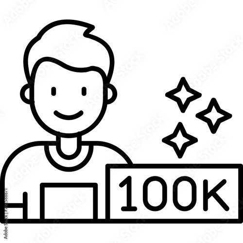 Macro influencer Icon