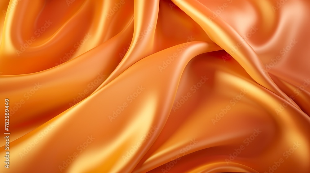 Smooth flowing waves in a golden color, this image exudes a sense of richness and luxury in a silky texture Smooth flowing waves in a golden color, this image exudes a sense of richness and luxury in a silky texture
