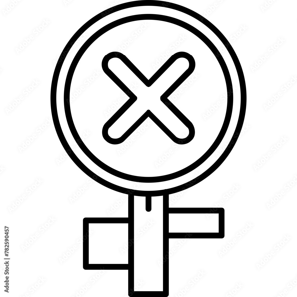 Obraz premium Cancel Icon