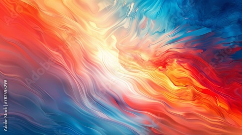 An explosion of sunset hues from fiery reds to calming blues brings energy to this gradient background.