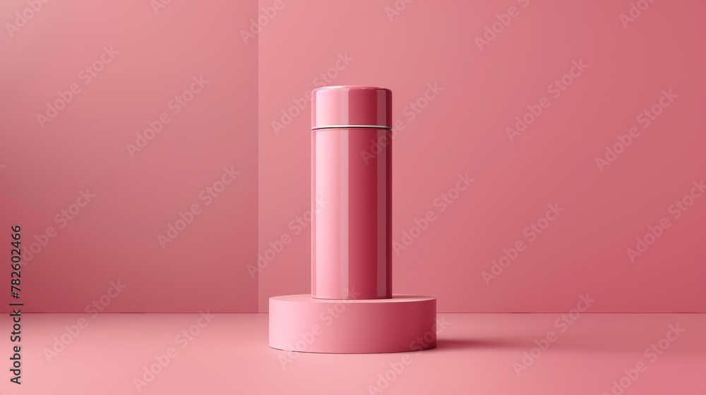 A minimalist representation of one cosmetic product A minimalist representation of one cosmetic product
