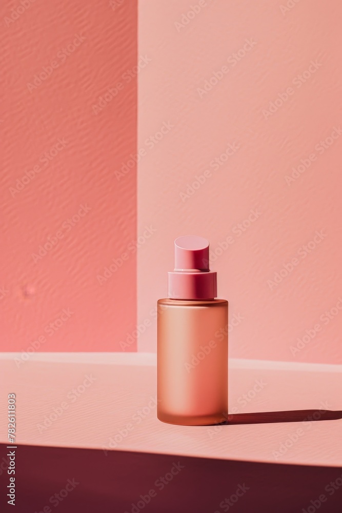A minimalist representation of one cosmetic product A minimalist representation of one cosmetic product