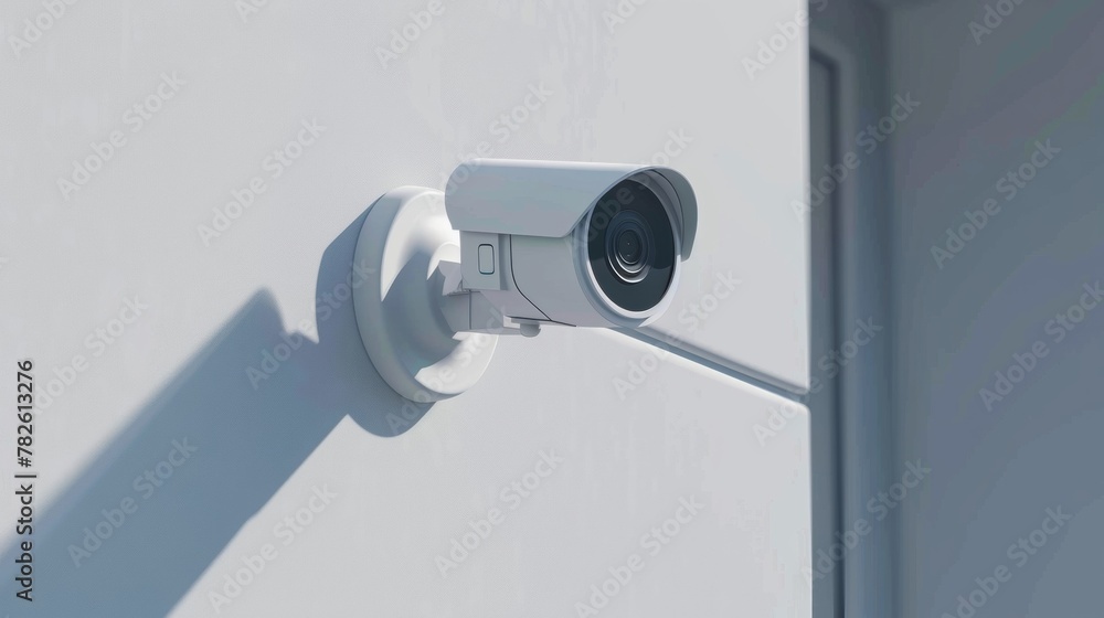 Blank mockup of a webcam with a wideangle lens for capturing large groups or rooms. . Blank mockup of a webcam with a wideangle lens for capturing large groups or rooms. .