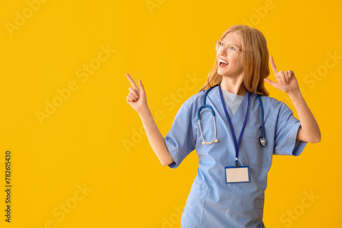 Female happy medical assist...