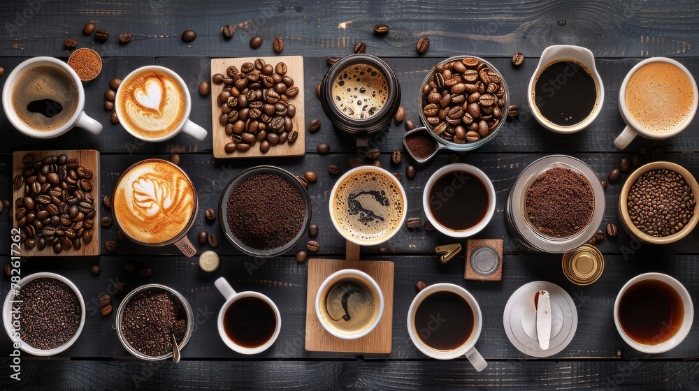 International Coffee Day concept. Copy space International Coffee Day concept. Copy space