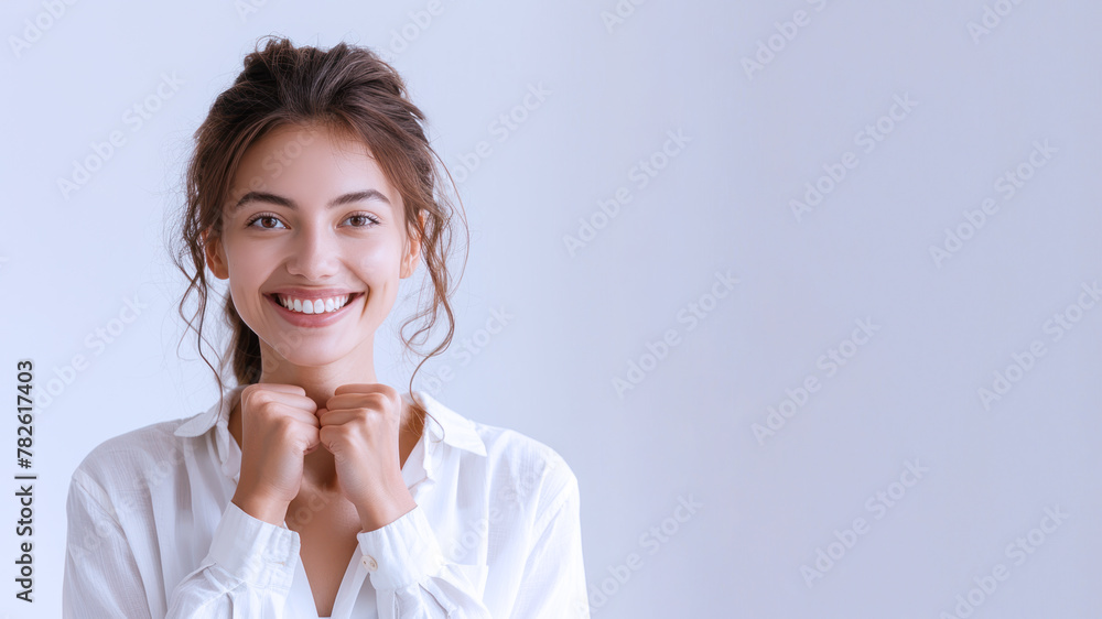 Indian business woman shows passion for work targets and achievements Indian business woman shows passion for work targets and achievements