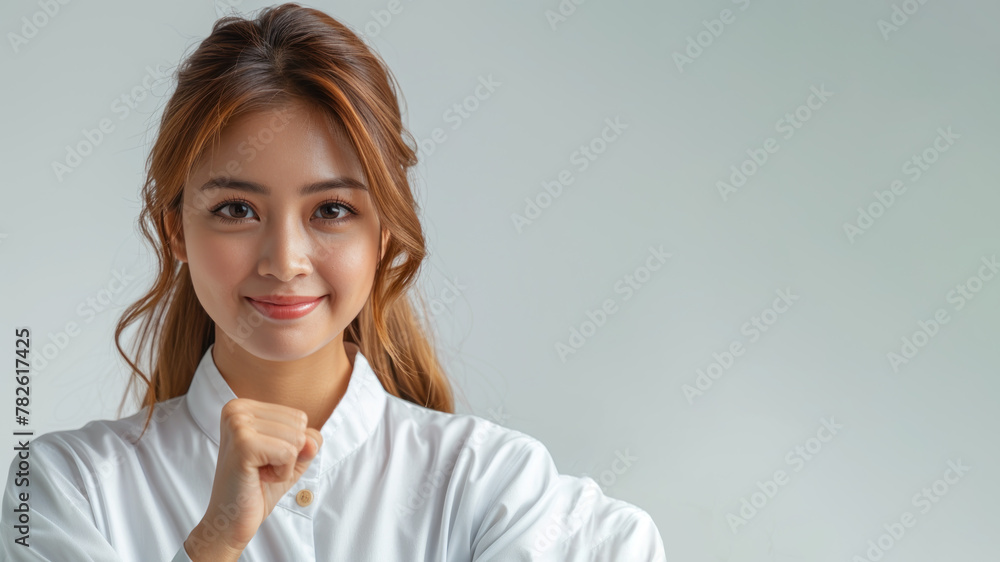 Malay business woman shows passion for work targets and achievements Malay business woman shows passion for work targets and achievements